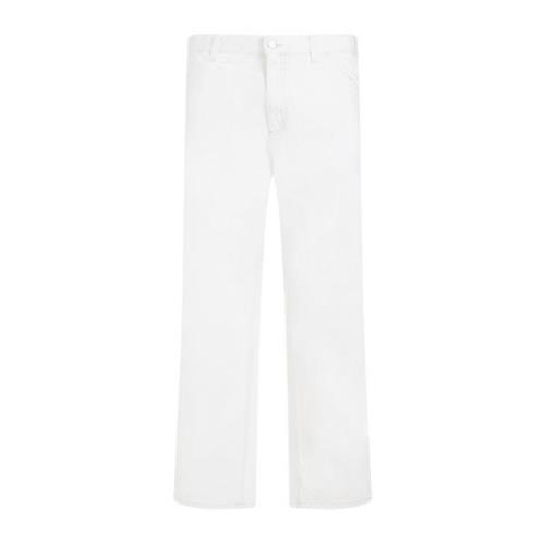 Carhartt Wip Straight Jeans White, Herr