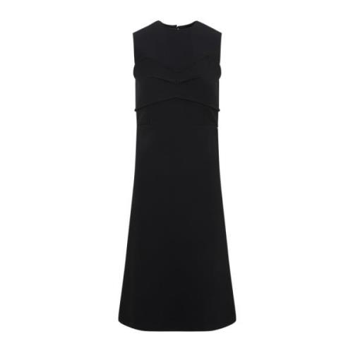 Sportmax Maxi Dresses Black, Dam