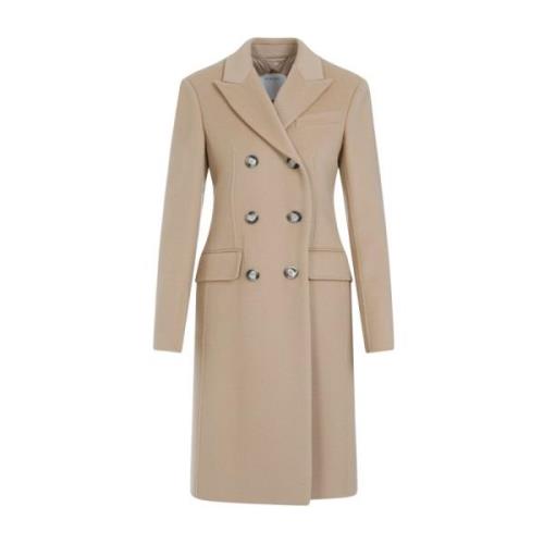 Sportmax Beige Selim Coat Beige, Dam