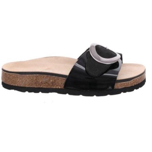 Rohde Flat Sandals Black, Dam