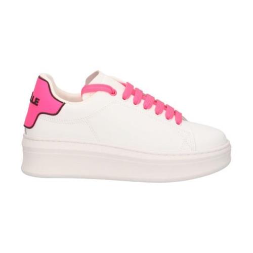 Gaëlle Paris Vita Läder Sneakers Kvinnor White, Dam