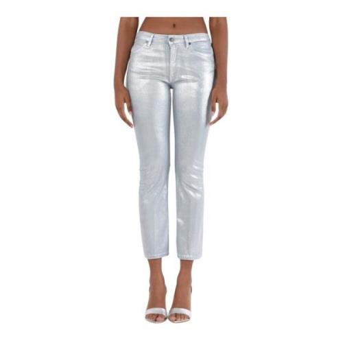 Dondup Slim-fit Jeans Gray, Dam