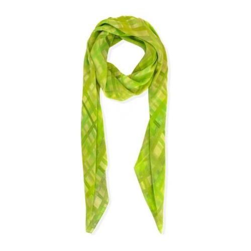 Cortana Ziggy Tryckt Sidenscarf Green, Dam