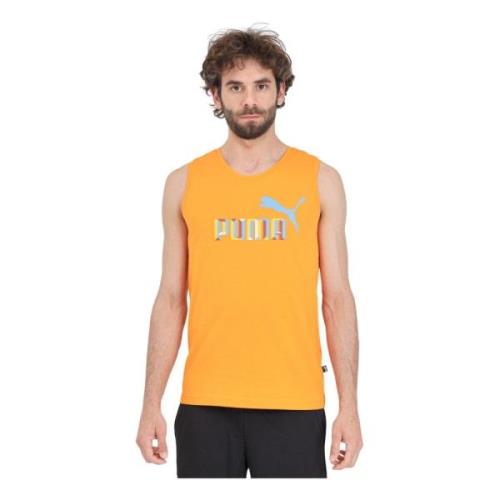 Puma Sleeveless Tops Orange, Herr