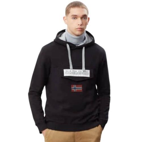 Napapijri Hoodies Black, Herr