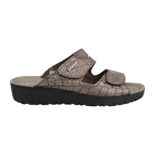 Rohde Flat Sandals Multicolor, Dam