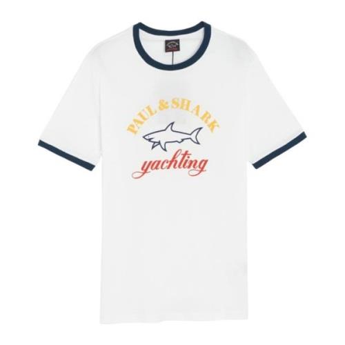 Paul & Shark T-Shirts White, Herr