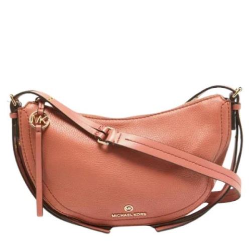 Michael Kors Pre-owned Pre-owned Tyg crossbodyvskor Pink, Dam