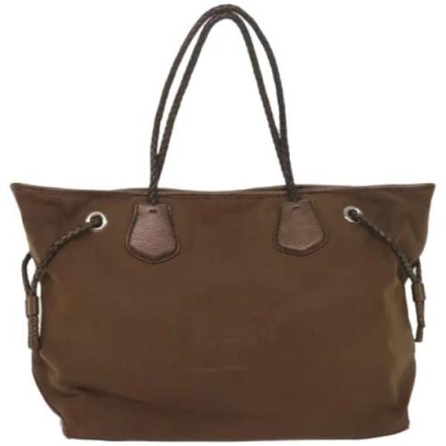 Celine Vintage Pre-owned Canvas totevskor Brown, Dam