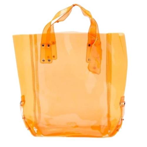 Alexander McQueen Pre-owned Pre-owned Tyg totevskor Orange, Dam