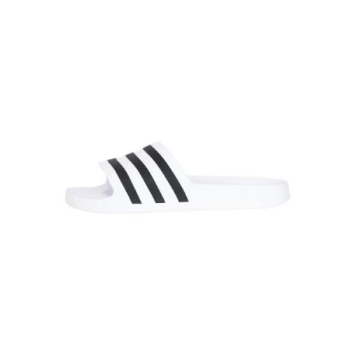 Adidas Vit Aqua Adilette Sandaler Vår Sommar White, Herr