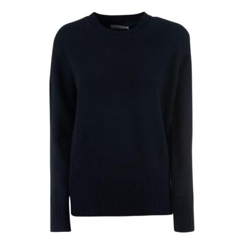 Calvin Klein Svart Cashmere Crew Neck Sweater Black, Dam