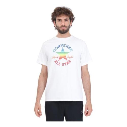 Converse T-Shirts White, Herr