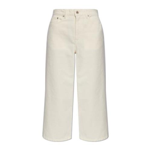 Kenzo Höga midjejeans White, Dam