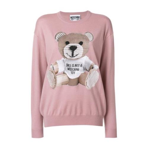 Moschino Round-neck Knitwear Pink, Dam