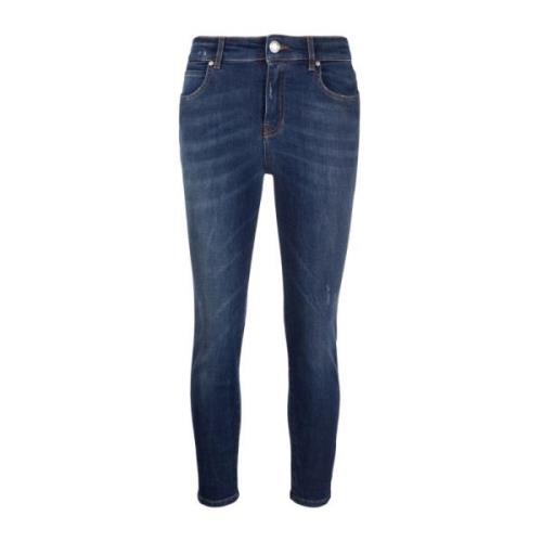 Pinko Straight Jeans Blue, Dam