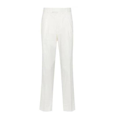 Ermenegildo Zegna Straight Trousers White, Herr