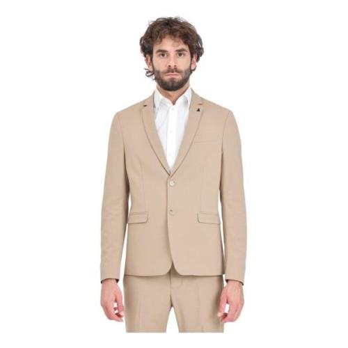 Patrizia Pepe Formal Blazers Beige, Herr