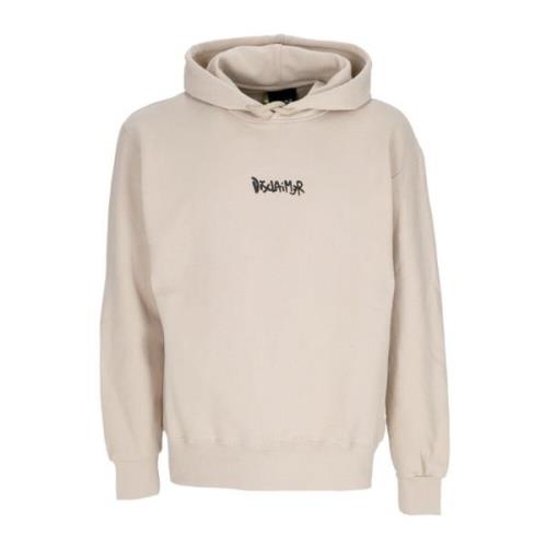 Disclaimer Stor Logo Hoodie Safari/Gata Svart Beige, Herr