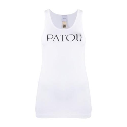 Patou Sleeveless Tops White, Dam