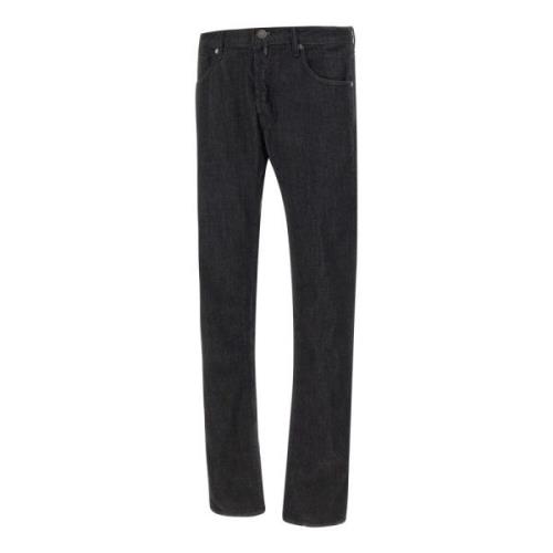 Incotex Slim-fit Jeans Black, Herr