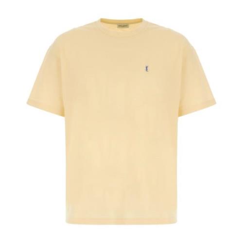 Saint Laurent T-Shirts Beige, Herr