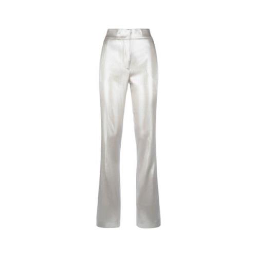 Genny Slim-fit Trousers Gray, Dam