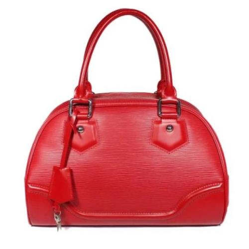 Louis Vuitton Vintage Pre-owned Laeder handvskor Red, Dam