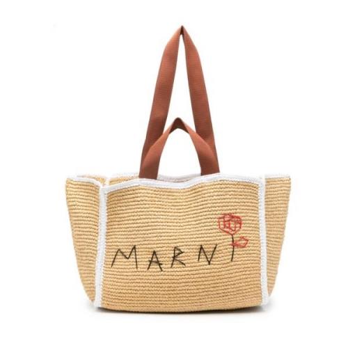 Marni Stiliga Väskor Kollektion Beige, Dam