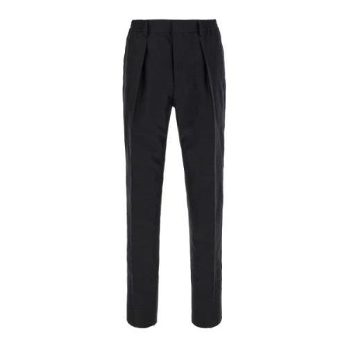 Fendi Slim-fit Trousers Black, Herr