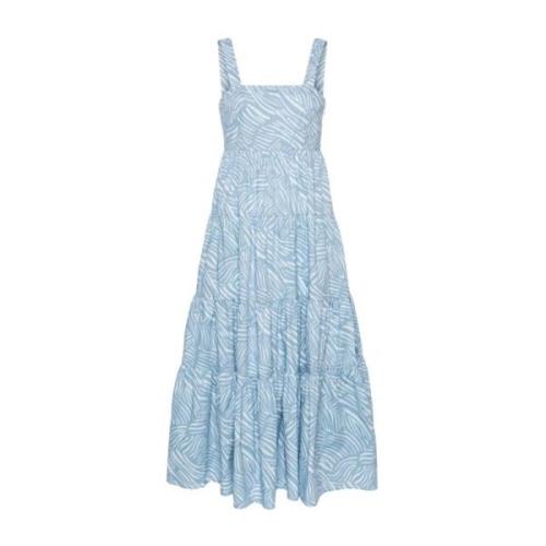 Michael Kors Midi Dresses Blue, Dam