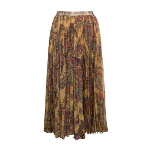 Etro Maxi Skirts Multicolor, Dam