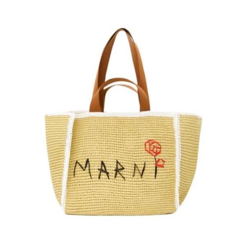 Marni Beige Syntetisk Axelväska Beige, Dam