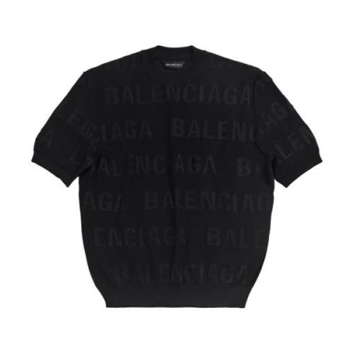 Balenciaga Svart Sweater m/c Black, Dam