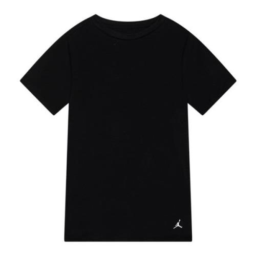 Jordan Svart T-shirt Flight Base Ribbad Crew Neck Black, Herr