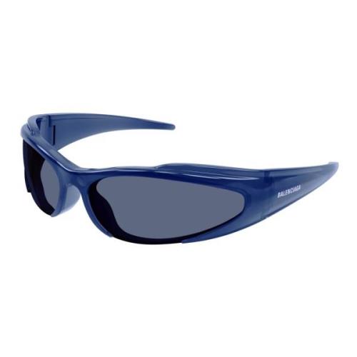 Balenciaga Blue Bb0253S Sunglasses Blue, Unisex