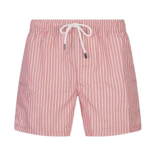 Fedeli Rosa Randiga Badshorts Multicolor, Herr