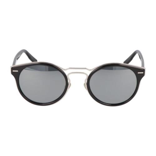 Dior Runda Acetat Solglasögon Trendig Kollektion Black, Unisex