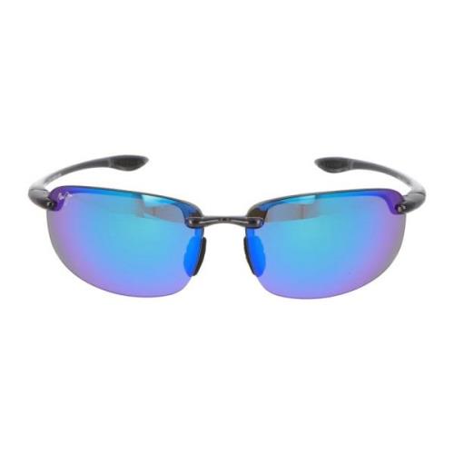 Maui Jim Rektangulärt Metallram Solglasögon Ho'okipa Gray, Unisex