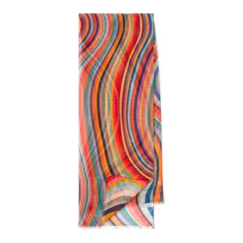 PS By Paul Smith Swirl Halsduk Multicolor, Dam