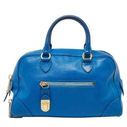 Marc Jacobs Pre-owned Pre-owned Laeder handvskor Blue, Dam