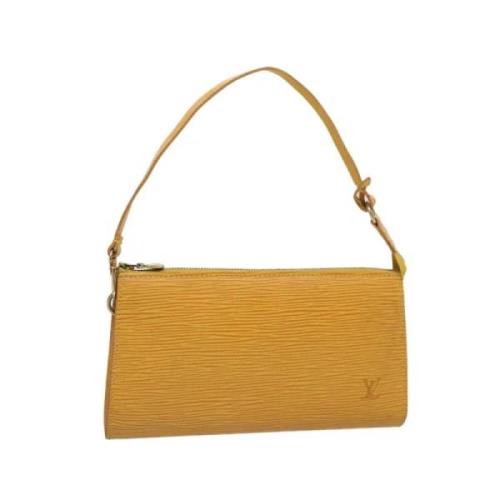 Louis Vuitton Vintage Pre-owned Laeder louis-vuitton-vskor Yellow, Dam