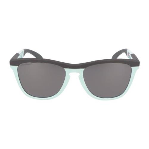 Oakley Sportig Fyrkantig Solglasögon Black, Unisex