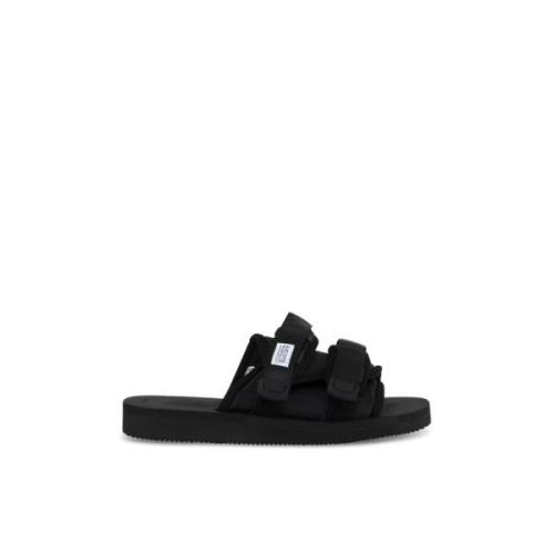 Suicoke Svarta Nylonrem Sandaler Black, Herr