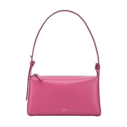 A.p.c. Fuchsia Miniature Logo Väskor Pink, Dam