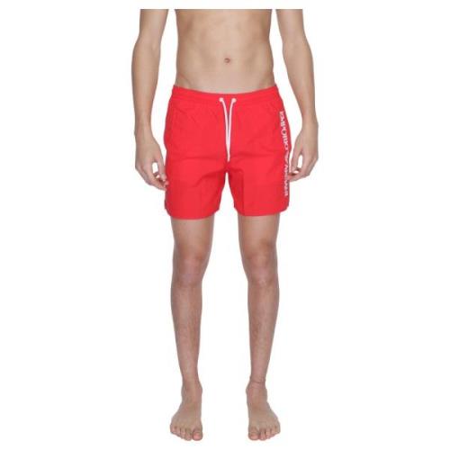 Emporio Armani Herr Badbyxor Vår/Sommar Red, Herr