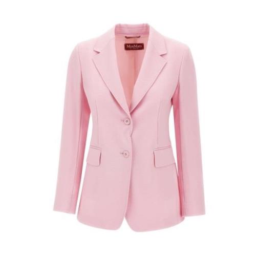 Max Mara Studio Stilfull Jacka för Kvinnor Pink, Dam