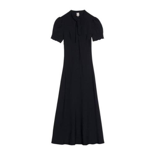 Ines De La Fressange Paris Svart Körsbär Maxi Klänning Black, Dam