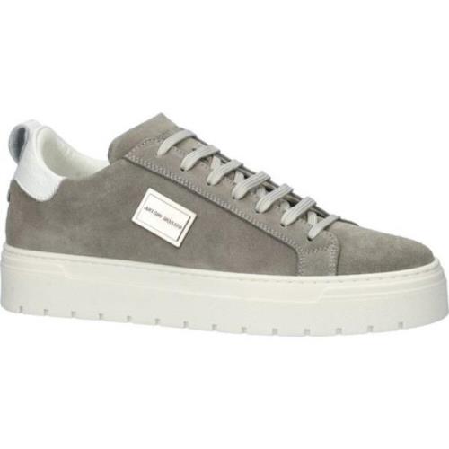 Antony Morato Metall Bold Mocka Sneakers Gray, Herr