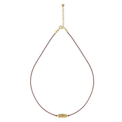 Dorothée Sausset Min Drottning Choker Rakhi Onyx Guld Multicolor, Dam